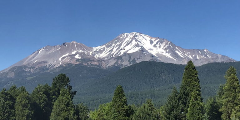 Image of the Enhanced Energy Vortex of Mount Shasta, California